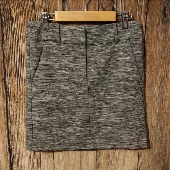 LOFT 0P Marled Stretch Knit Mini Skirt - Picture 2 of 5